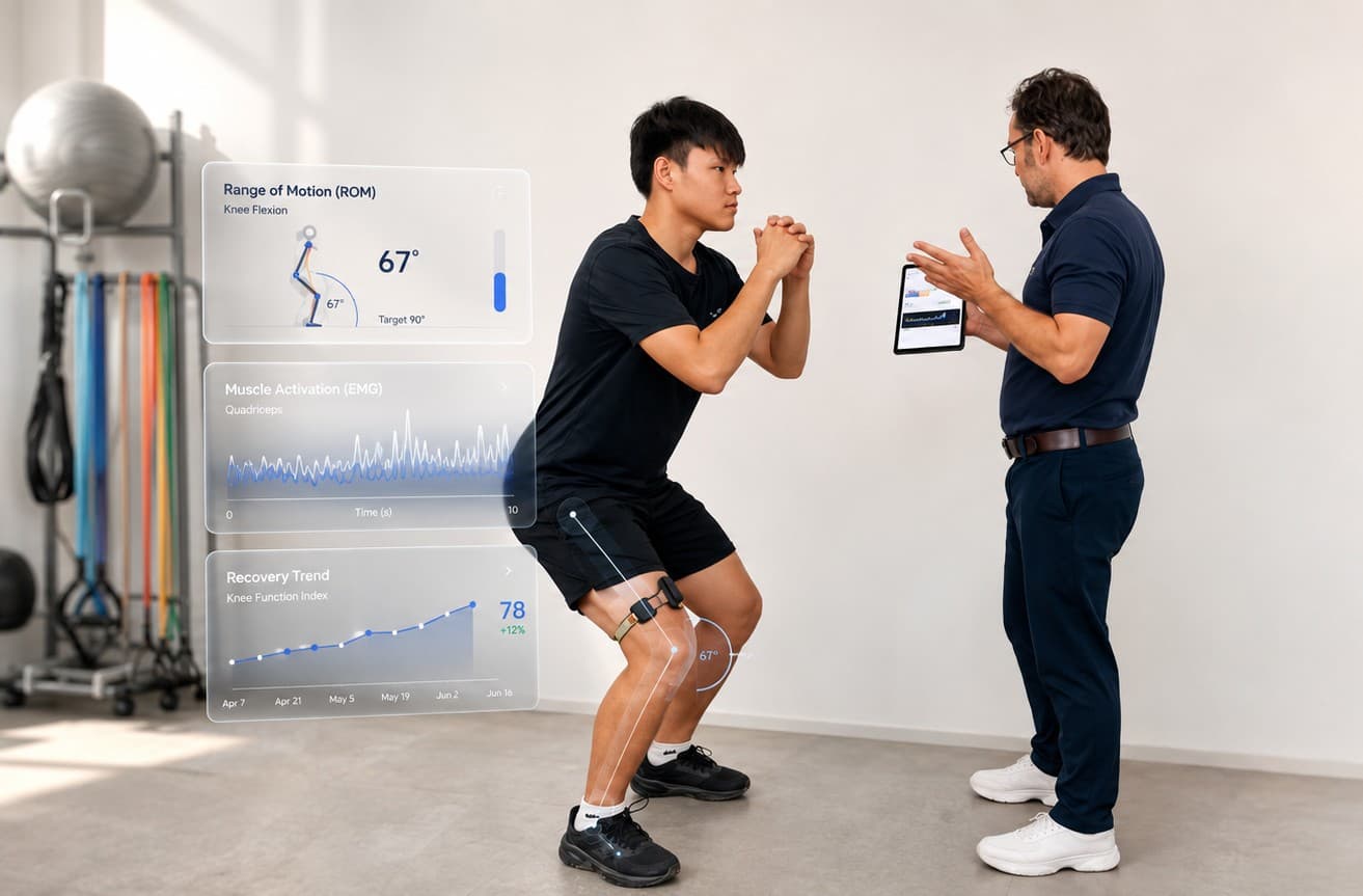Healthcare professionals using Vulcan’s wearable sensing technology
